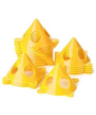 Mr. Pen- Painters Pyramid Stands, 20 Pack, Yellow, Canvas Holder Stand | Paint Stand for Canvas, Door Stands for Painting, Door Painting Stand, Paint Pyramids, Canvas Stands for Paint Pouring