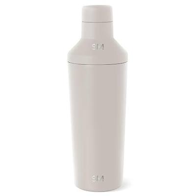 Simple Modern Cocktail Shaker Set with Jigger Lid | Stainless Steel Boston Shaker Insulated Martini Mixer for Mocktails | Gifts for Men Women Him Her | Classic Collection | 20oz | Almond Birch