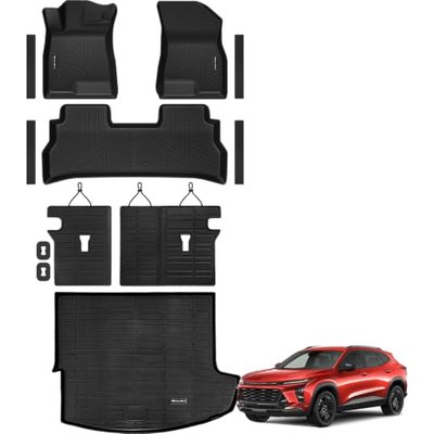 Floor Mats & Cargo Liner & Backrest Mat for 2024 2025 2026 Chevy Trax