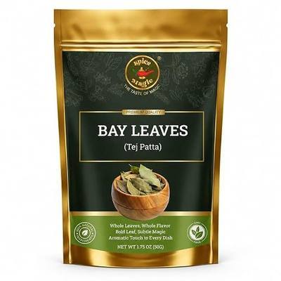 Spice Magic Bay Leaves Whole, Extra Large, Soup, Stew & Biryani, 1.75 oz | Fragrant, extra-large leaves for stock, curry, rice & slow braises. Add whole, remove before serving. Non-GMO, no additives.