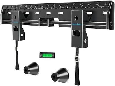Supcline No Drill No Stud TV Wall Mount for 26-65 Inch TV up to 154 lbs | Non Damage Drywall Studless TV Mount, Max VESA 400x400mm, Dry Wall Flat Screen Easy Install Wall Mount TV Bracket