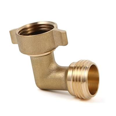 90 Degree Water Hose Elbow for RV with Easy Grip Connector RV Drinking Water Hose Adapter for RV City Water Inlet Connection City Water Hookup for Camper Residential Outdoor 1 pack