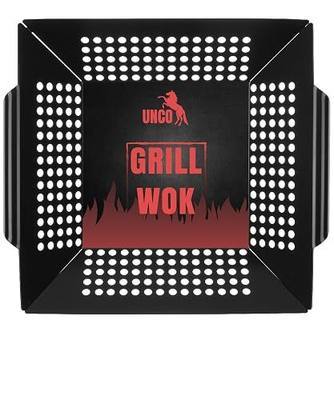 UNCO- Large Grill Basket, 13.6" x 12", Grill Baskets for Outdoor Grill Vegetables