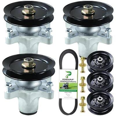 3 Pack 121-0751 Spindle Assembly for Toro SS5000 MX5060 50" Mowers | Replace Toro 139-3214 Spindle Assembly 117-7267 117-7439, 125-5575 106-2175 Pulley BeltA142 for Toro MX5000 MX5050 SS5060