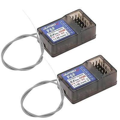 (2 PCS) DUMBORC P6F Receiver RC Remote Receiver for RC Cars