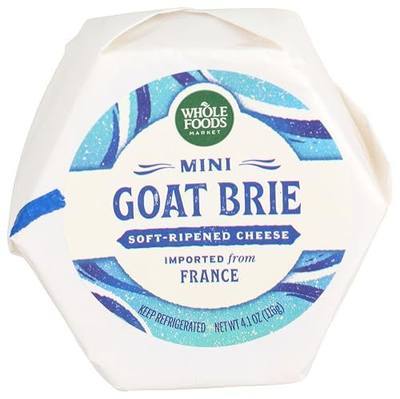 Whole Foods Market Mini Goat Brie, 4.1 OZ