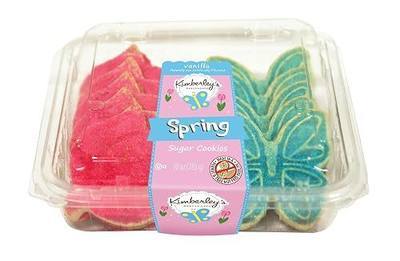 Kimberley's Spring Tulip and Butterfly Sugar Cookies, 10ct, Frozen
