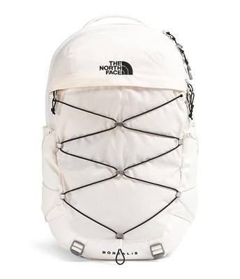 The North Face Women's Borealis Commuter Laptop Backpack - Everyday Travel Bag, Laptop Sleeve, Reflective Details, Gardenia White/TNF Black-NPF, One Size