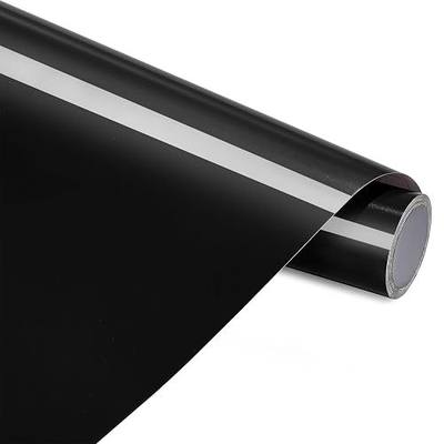 ANT Black Permanent Vinyl Roll 13inchx10ft - Smart Matless Vinyl for Cricut & Silhouette, Weather Resistant Adhesive Vinyl for DIY Decals, Stickers, Mugs & Walls - Easy Cut & Weed