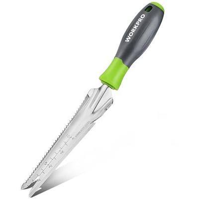 WORKPRO 5-in-1 Hand Weeder Puller, Stainless Steel Garden Trowel | Gardening Weeding Tool for Easy Weeder Removal, Planting, Weeding, Flower & Vegetable Care in Garden Lawn Yard