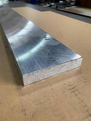 Aluminum Flat Bar, 1/2" x 2", Solid Stock, Machining, 6061-T6511, Pick Your Length (8)