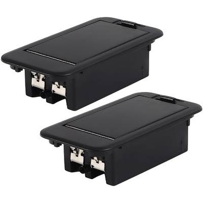 2pcs 9V Battery Cover Battery Box Case Compartment for Active Guitar Bass