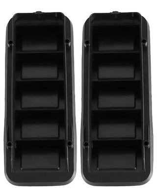 2PCS Upgraded Back Panel Air Vent Relief Grille, Cabin Pressure Air Vent Relief Valve Panel Grille Compatible with Colorado Silverado 1500 2500 3500 Sierra 1500 2500 3500 Replace#: 13596856