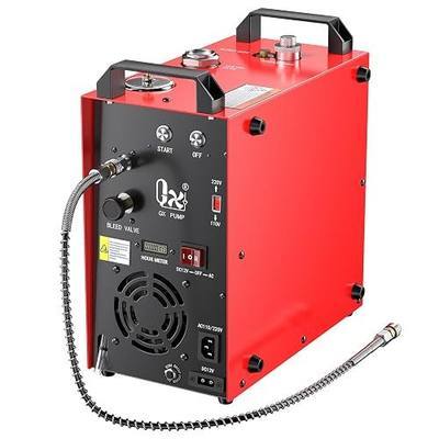 GX PUMP GX-E-CS4-I PCP Air Compressor, Max 5800Psi,350W Powerful Motor | Super Quiet & Fast Fill ,Portable,Auto Stop ,Built-in Home 12V Converter, Water and Fans Cooling, 5 Hours Continous Work