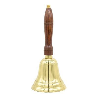 Engravable Brass Bell - School Teacher Handbell - Great Gift for Teachers - Wedding Bell