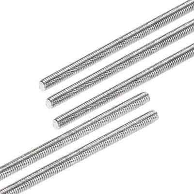 M3-0.5x300mm Fully Threaded Rod for Anchor Bolts RC Car Trailers | 5pcs M3X0.5mm 304 Stainless Steel Right Hand Threads Metric Screws All Threaded Rod Studs for Clamps Hangers U Bolts
