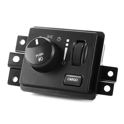 2005-2011 Dodge Ram 1500 2500 3500 4500 Mitsubishi Raider Headlight Switch | Dodge Ram 5500 Durango Dakota 56049637AD HLS1349 Headlamp Cargo Lamp Instrument Panel Dimmer Fog Light Switch Control Button