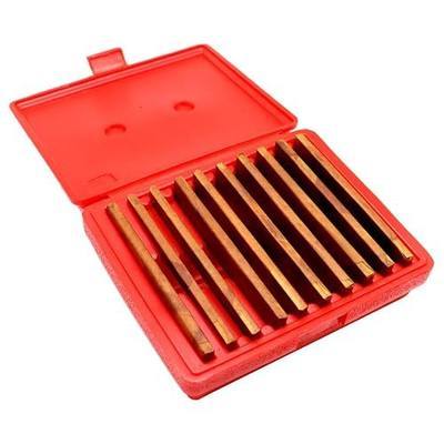 10 Pairs 1/8"x6" Parallel Steel Bars 1/2" to 1-5/8" Machinist Set | Hardened thin steel parallel bars, 1/8"×6", tight 0.0002"tolerance, precision gauge set for machining layout & inspection