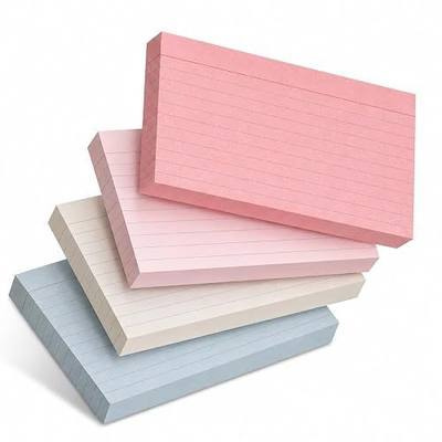 Mr. Pen- Lined Index Cards, 3"x5", 180 Cards, Morandi Colors | Bulk 3x5 Index Cards, Flashcards for Studying, School, College, Office and Home Organization
