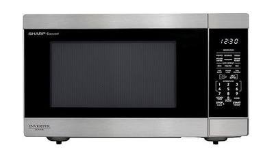 Sharp SMC2266KS 2.2 cu. ft. 1200W Stainless Steel Countertop Microwave Oven | Stainless Steel, Removable 16.5" Carousel Turntable