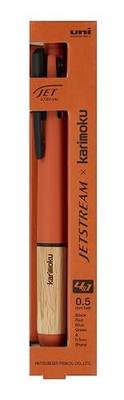 三菱鉛筆 Mitsubishi Pencil MSXE5KF05.4 Multifunction Pen Jetstream Karimoku 4&1 0.5 Sunset Orange