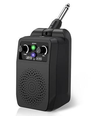 JOYO Mini Amp 5W Portable Plug in Practice Electric Amp Bluetooth Rechargeable Combo Guitar Amplifier Built-in 4 Effects Clean, Overdrive, Distortion, Reverb (JA-05G)
