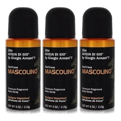 Parfums De Coeur Bod Man Mascolino Fragrance Body Spray for Men 4 oz (3)