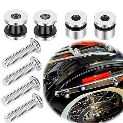 Motorcycle Quick Release Luggage Rack for Harley FLSTN FLS FXS Softail Fat Boy 2003-2017 with Detachable Sissy Bar Backrest