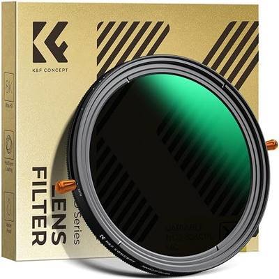K&F CONCEPT 67mm Variable ND2-32 & CPL Polarizing Effect in 1 Lens Filter | 24 Multi-Coated Waterproof 1-5 Stops Adjustable Neutral Density Polarizer Filter (Nano-D Series) FA501