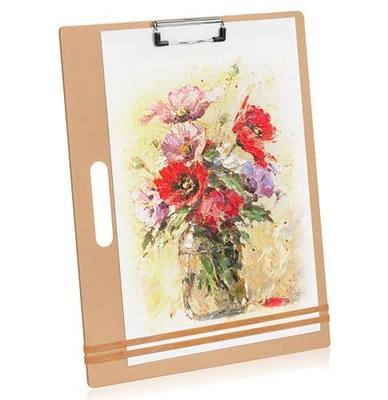 13" x 17" Artist Sketch Board with Handle - Portable Drawing Board, Large Clipboard for Painting and Drawing, Art Supplies for Adults by TX Liteart