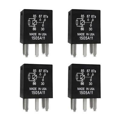 4 PCS Power Relay - 5 Pin Multi Purpose Auto Fuel Pump, G8V-RH-1C7T-R-DC12 Automotive, High Performance Electrical System Electromechanical Replacement
