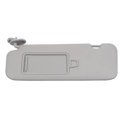 Dasbecan Left Driver Side Sun Visor Compatible with Hyundai Elantra AD(Sixth Gen) 2017 2018 2019 2020 Replace 85210-F0100TTX Gray Without Light
