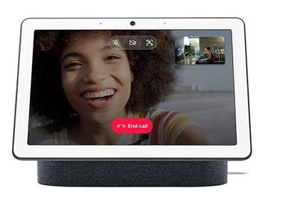 Google Nest Hub Max 10" Smart Display with Google Assistant - Charcoal (renewed)