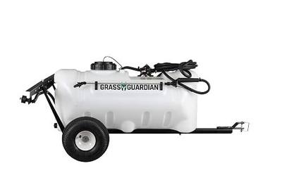 25 Gallon Pull-Behind Trailer Broadcast Sprayer - 1.1GPM, 7' Swath