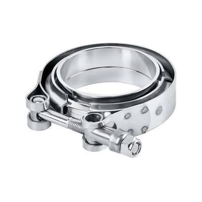 3" Stainless Steel V-Band Clamp Kit with Male & Female Flanges, Universal 3.0" V Band Flange Assembly
