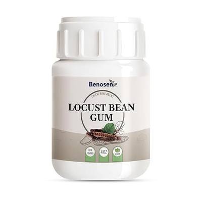 Locust Bean Gum Powder 4 oz – Carob Bean Gum by Benosen • Natural Food-Grade Thickener & Stabilizer for Ice Cream Gelato Sorbet Sauces Dairy & Gluten-Free Baking • Vegan • Pure Powder