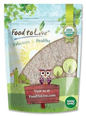 Food to Live Organic Einkorn Whole Wheat Flour, 2 Pound – Finely Milled, Rich Fiber, Great for Baking Bread, Pizza, Pancakes, Muffins, USDA Certified, Non-GMO, Raw, Vegan, Kosher, Bulk