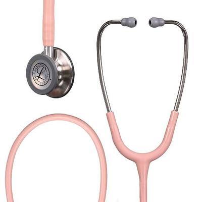 3M Littmann Classic III Monitoring Stethoscope, 5910C, More Than 2X as Loud, Weighs Less, 27" Champagne Rose Satin-Finish Tube for Added Comfort, Flexibility and Cleanability