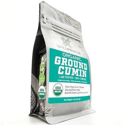 Spice Profile Organic Cumin Powder | 4 oz | Lab Tested