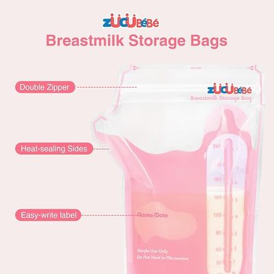 Breastmilk Storage Bags(150 Count),8oz Milk Storage Bags for Breastfeeding,BPA Free with Easy Pour Spout, Self Standing, for Refrigeration and Freezing
