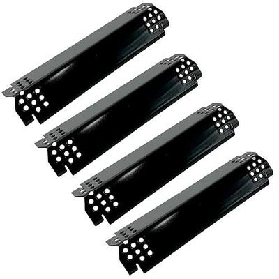 DP148 4pk Heat Plates for Nexgrill 720-0830H, 720-0864, 720-0864M Gas Grill, Porcelain Steel Grill Heat Shield Tent, Burner Cover, Flame Tamer for Home Depot Nexgrill 4 Burner 720-0830H