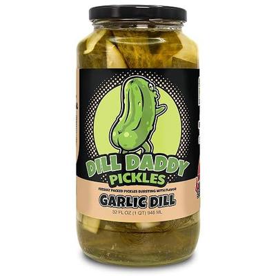 Dill Daddy Pickles - 2 Pack (Garlic Dill), 32 Oz