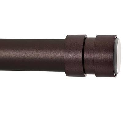 BRIOFOX Tension Curtain Rod Adjustable 32 to 78 inch - Spring Tension Shower Curtain Rod for Window or Bathroom No Drilling Non Slip, Matte Bronze