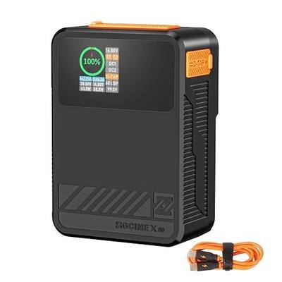 ZGCINE X50 V Mount Battery 3500mAh,52WH14.8V Mini V-Mount Battery Support 45W USB-C PD Fast Charger with D-TAP,Dual USB-C PD,Dual DC Ports,OLED Screen for Camera/Camcorder/Monitor/Filmmaker