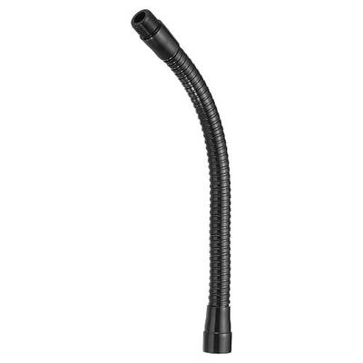 PATIKIL 10" Microphone Gooseneck, 5/8"-27 Thread Metal Universal Hose Flexible Arm Gooseneck Tube Extension for Multifunction DIY, Black