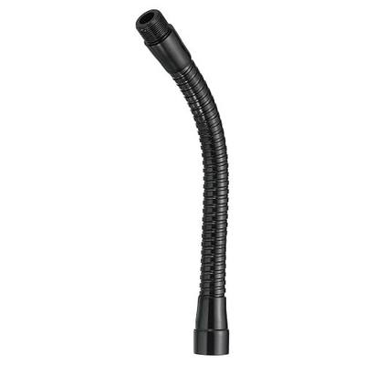 PATIKIL 8" Microphone Gooseneck, 5/8"-27 Thread Metal Universal Hose Flexible Arm Gooseneck Tube Extension for Multifunction DIY, Black