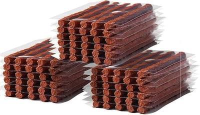 PINKJOY 90 Pack Tire Repair Strings Brown (100 x φ6 mm), Automotive Tool Tire Repair Plugs for Tubeless Off-Road Tires Car, Bike, ATV, UTV, Wheelbarrow, Mower