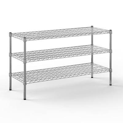 18" Deep x 48" Wide x 27" Height Wire Shelving Kit | 3-Tier | NSF Commercial Storage Rack Unit