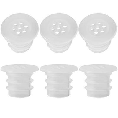 (6-Pack) Plug for RV Refrigerator Drain Hose Fridge Exterior Hardware Screened Plug Keep Dirt Out RV Refrigerator Parts Drain Hose Cap - Inside diameter 0.18" Outer diameter 0.35"