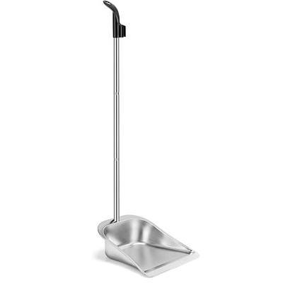 Yangbaga Dust Pans with Long Handle - 35”Heavy Duty Metal Upright Stand Up Dustpan - Long Handled Stand Up Dustpans - Best Dustpans for Home/Lobby/Shop/Garage/Yard